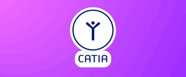 Logotyp domeny Catia na platformie 3DEXPERINECE