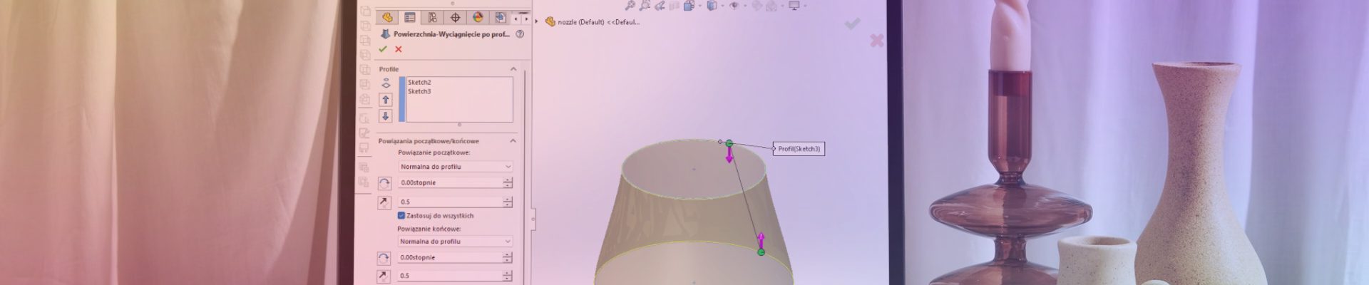 Szkolenie SOLIDWORKS – Modelowanie powierzchniowe