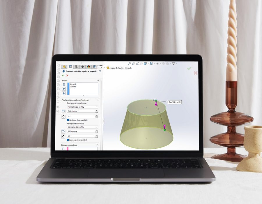 Szkolenie SOLIDWORKS – Modelowanie powierzchniowe
