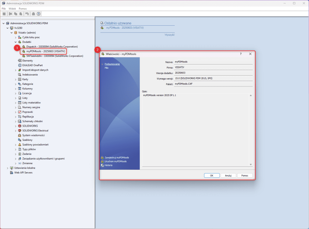Jak rozszerzyć funkcjonalność SOLIDWORKS PDM z myPDMtools?