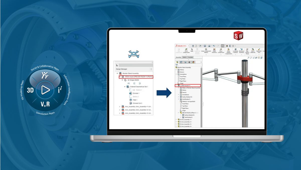 Jak współdzielić projekty między SOLIDWORKS a aplikacjami działającymi w przeglądarce?