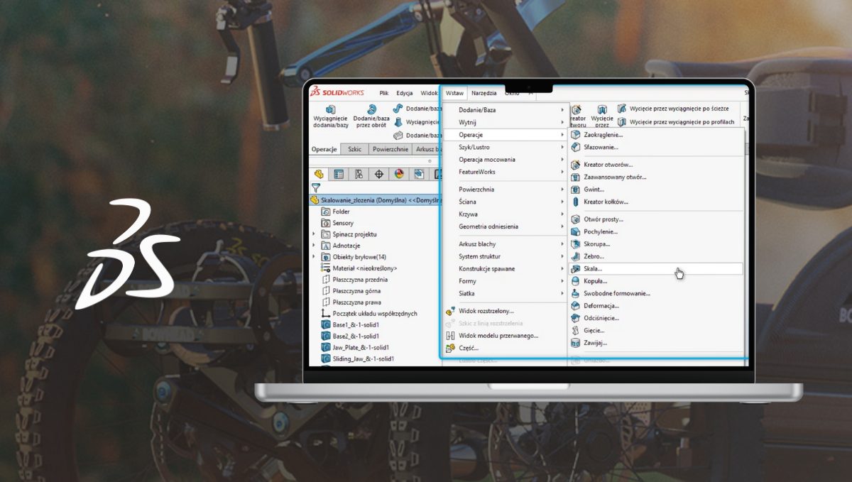 Jak skalować złożenie w SOLIDWORKS?