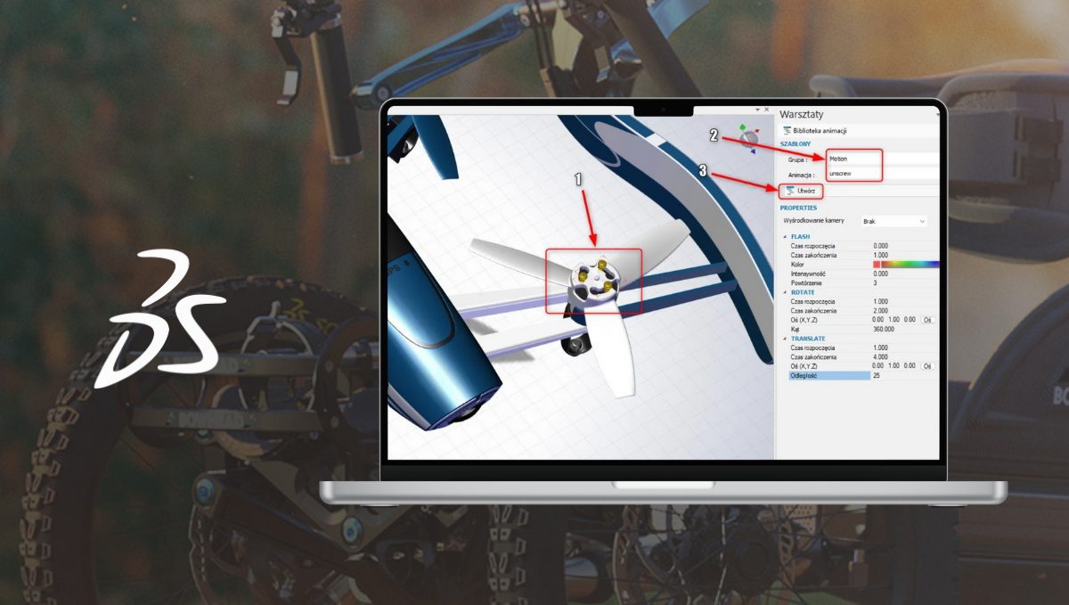 Jak stworzyć predefiniowane animacje w SOLIDWORKS Composer?