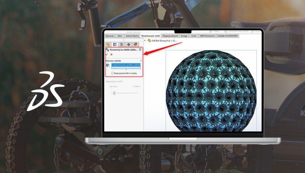 Modelowanie hybrydowe w SOLIDWORKS