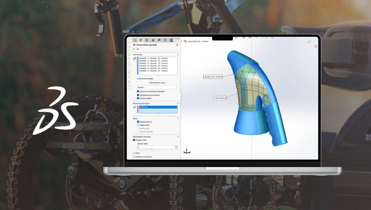 Modelowanie powierzchniowe w SOLIDWORKS