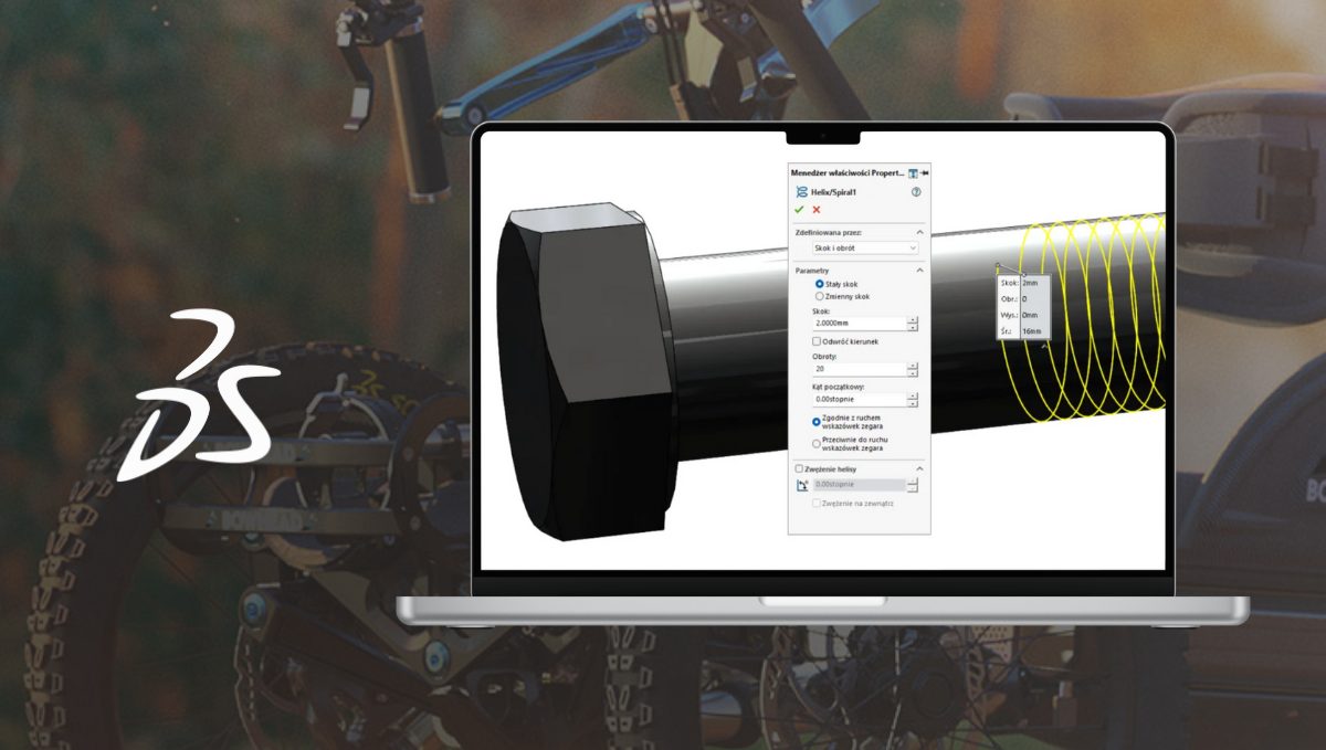 Połączenia śrubowe w SOLIDWORKS
