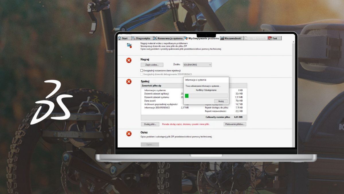SOLIDWORKS Rx – pierwsza pomoc przy problemach z oprogramowaniem