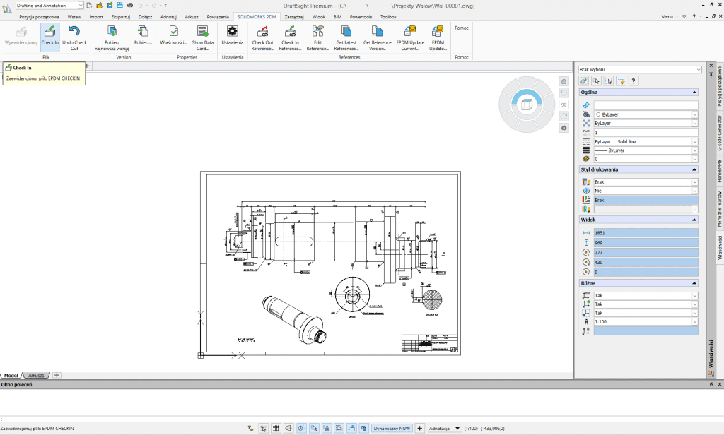 Integracja DraftSight z systemami PDM i PLM