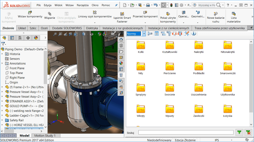 Interfejs iziNorm - dodatku do SOLIDWORKS