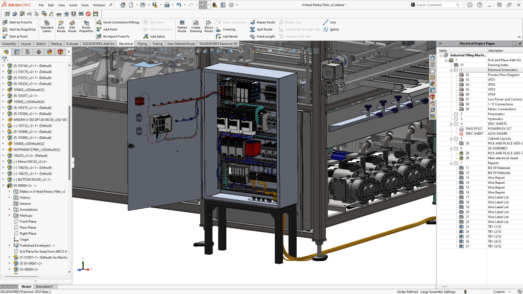Interfejs SOLIDWORKS Electrical