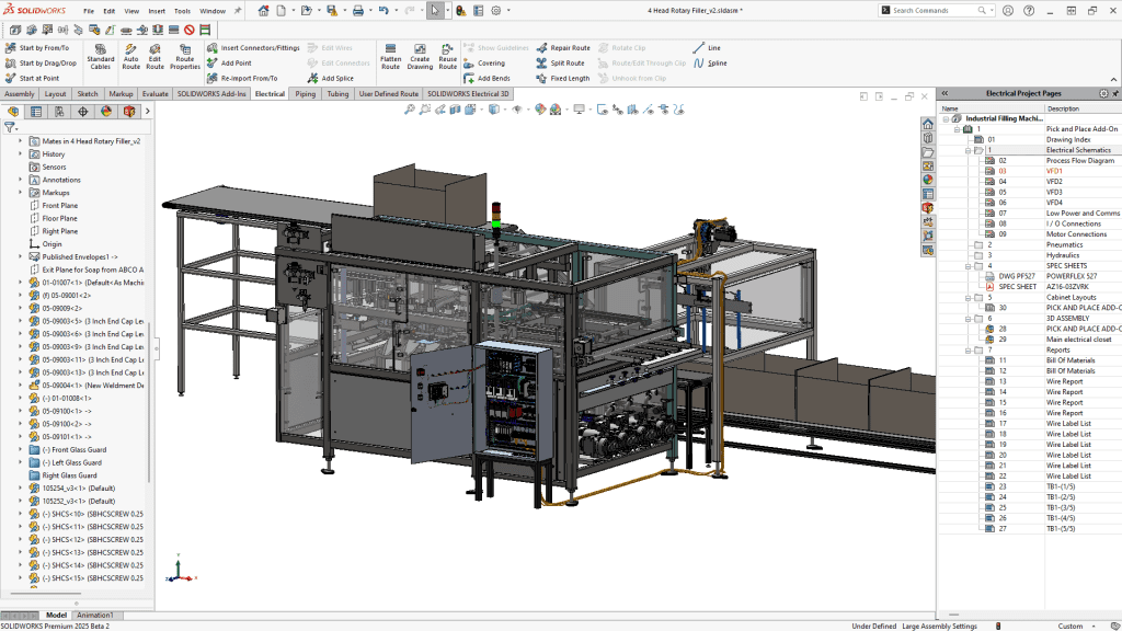 Interfejs SOLIDWORKS Electrical