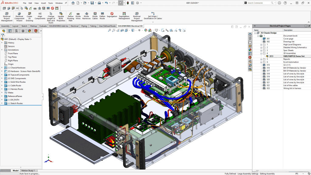 Interfejs SOLIDWORKS Electrical