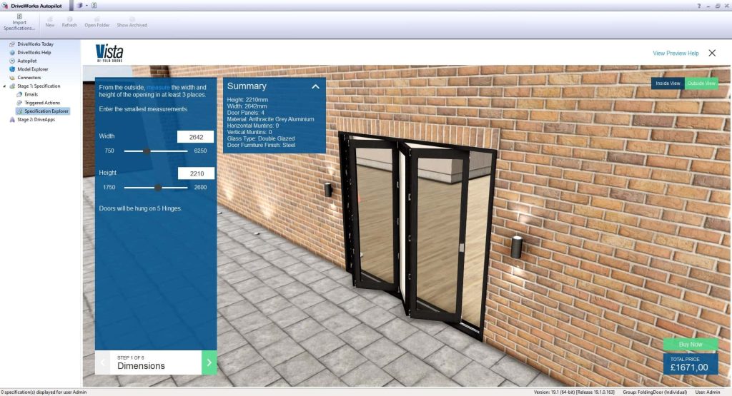 Interfejs dodatku do SOLIDWORKS - DriveWorks