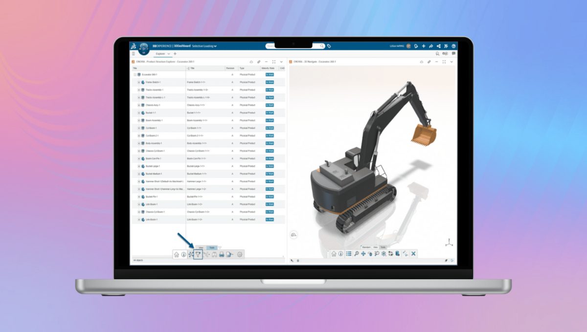 Jak pracować szybciej? Wykorzystaj selektywne ładowanie i zaawansowane filtry 3DEXPERIENCE