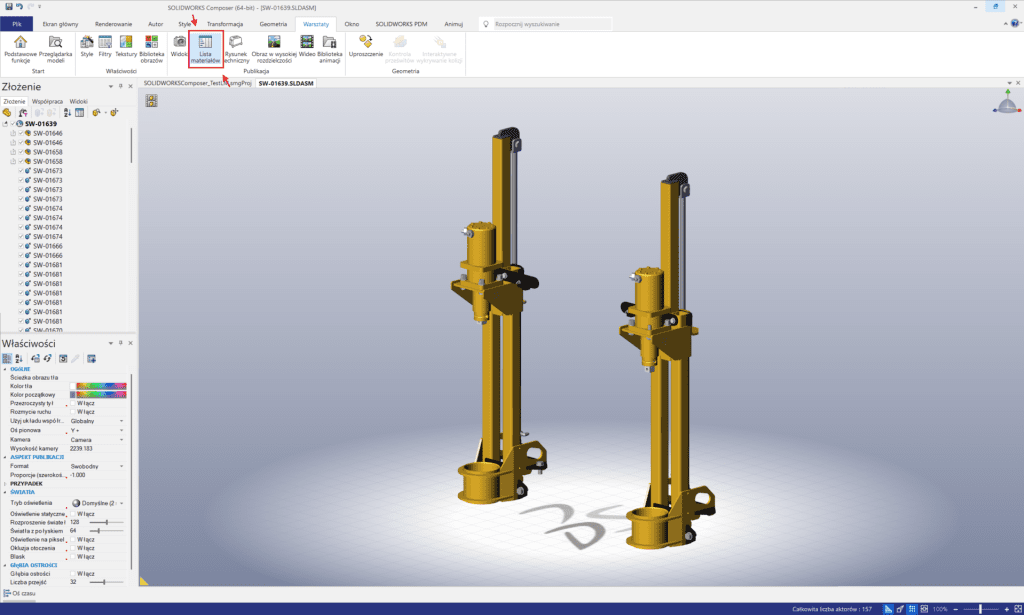 Jak uporządkować i lepiej kontrolować zestawienia materiałów w SOLIDWORKS 2025? 