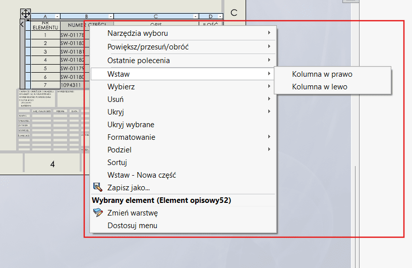 Jak uporządkować i lepiej kontrolować zestawienia materiałów w SOLIDWORKS 2025?