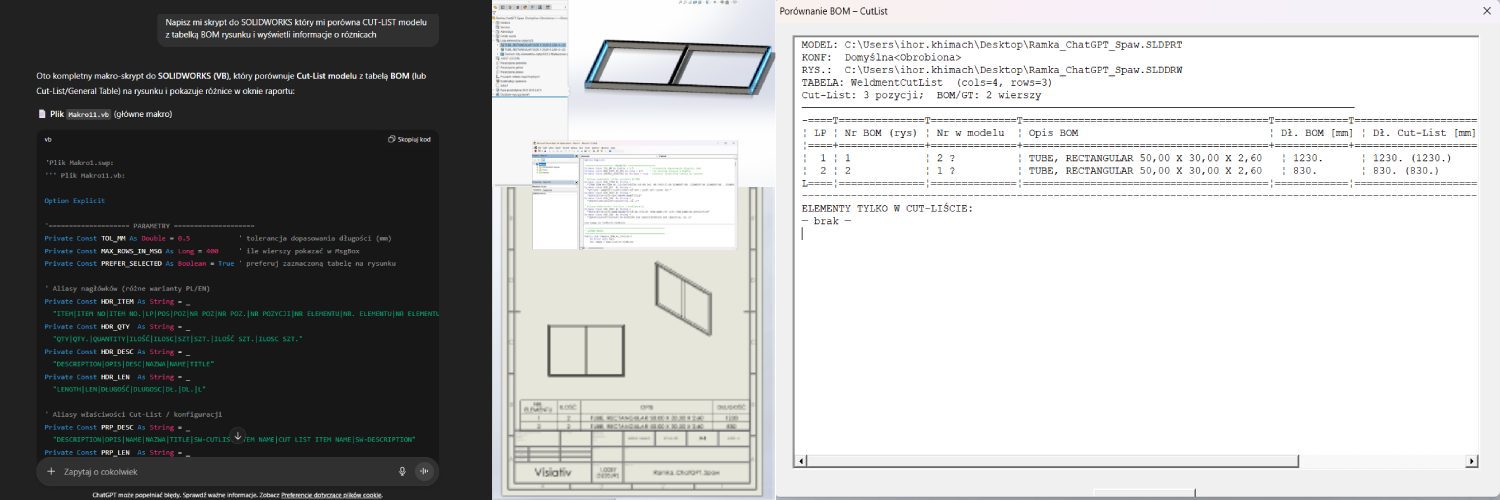 ChatGPT w SOLIDWORKS – 3 sposoby na wykorzystanie w projektowaniu CAD
