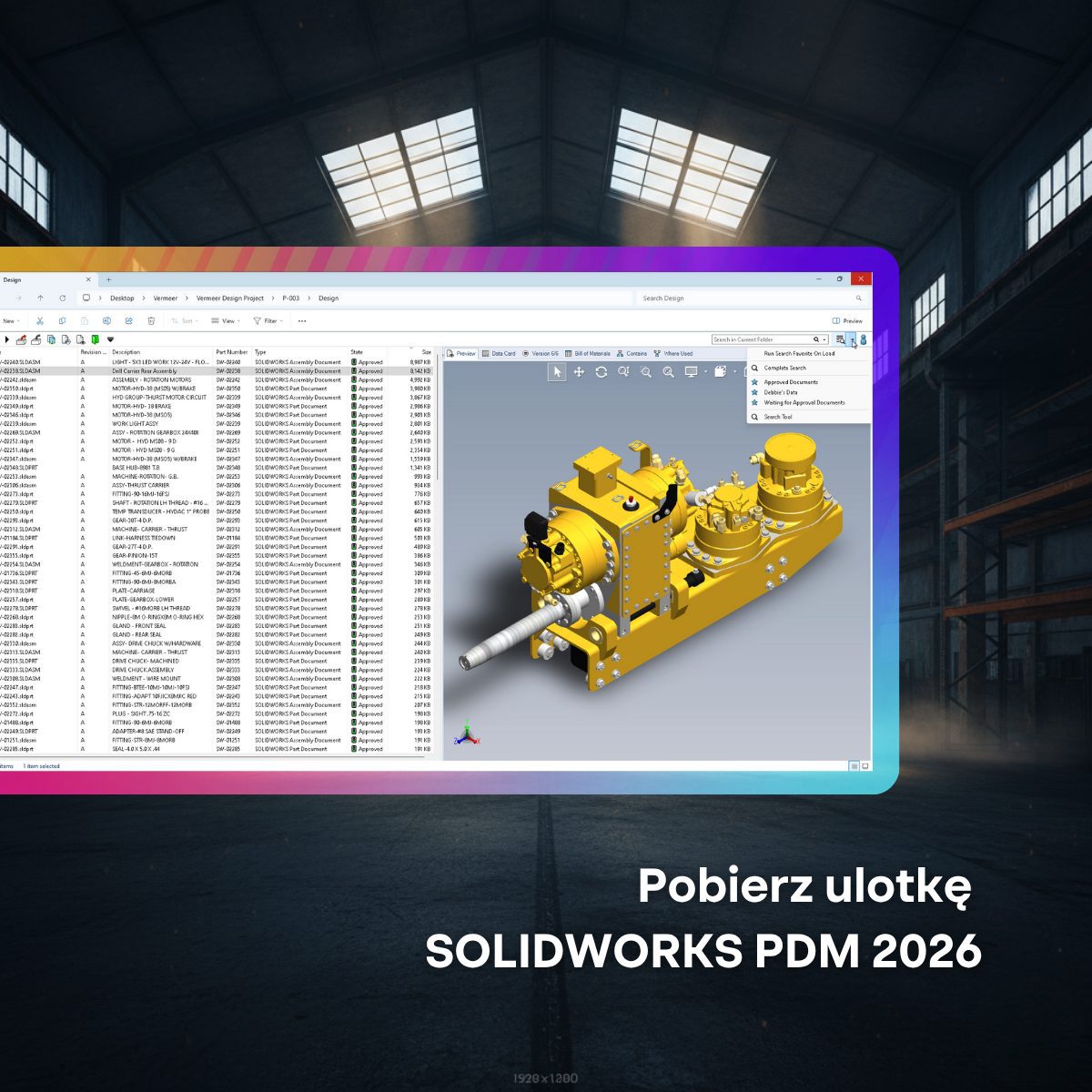 SOLIDWORKS PDM 2026