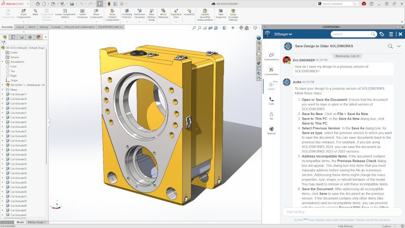 SOLIDWORKS 2026 - Nowe funkcje usprawniające współpracę i zarządzanie danymi