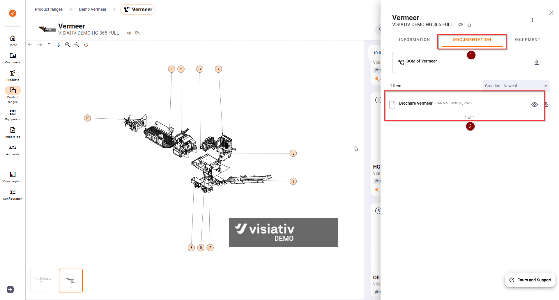 Nowoczesny katalog części zamiennych w SOLIDWORKS z Visiativ Spare Parts