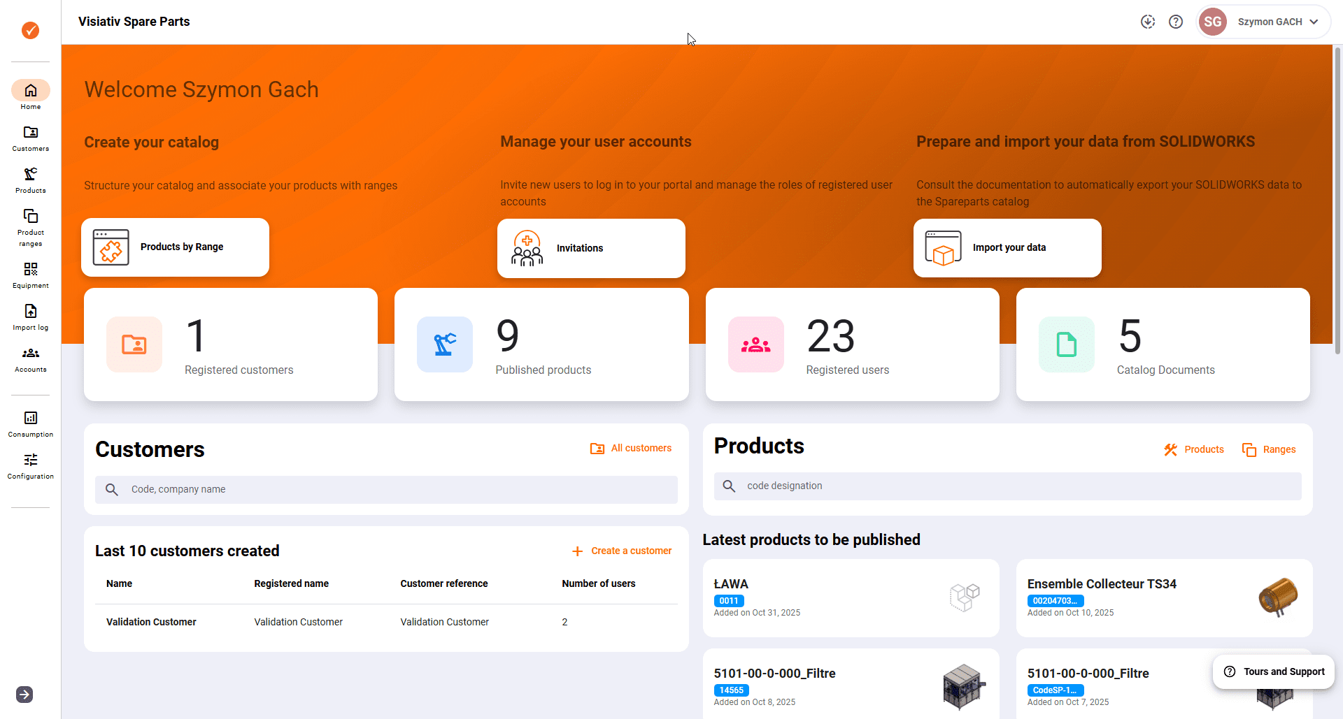 Nowoczesny katalog części zamiennych w SOLIDWORKS z Visiativ Spare Parts