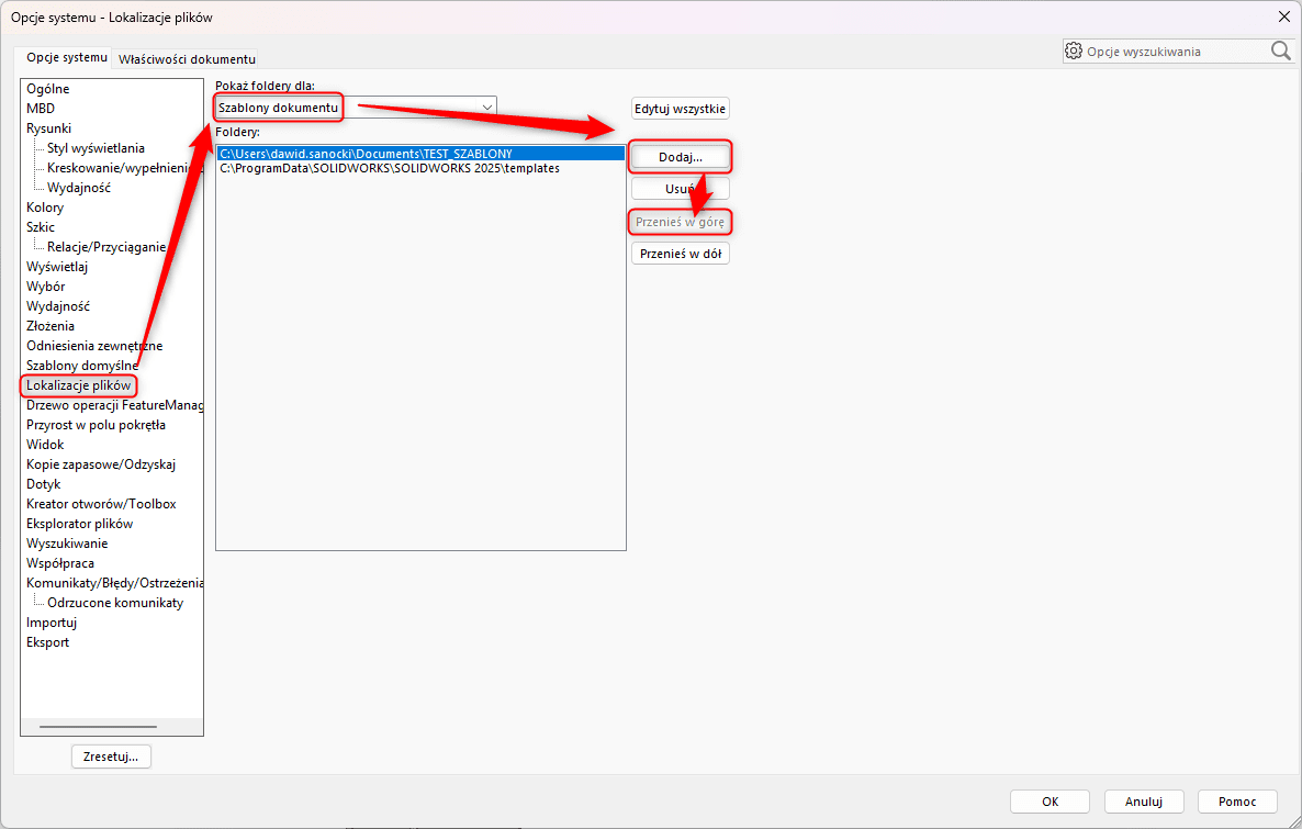 Jaka jest różnica między formatem arkusza, a szablonem rysunku w SOLIDWORKS?