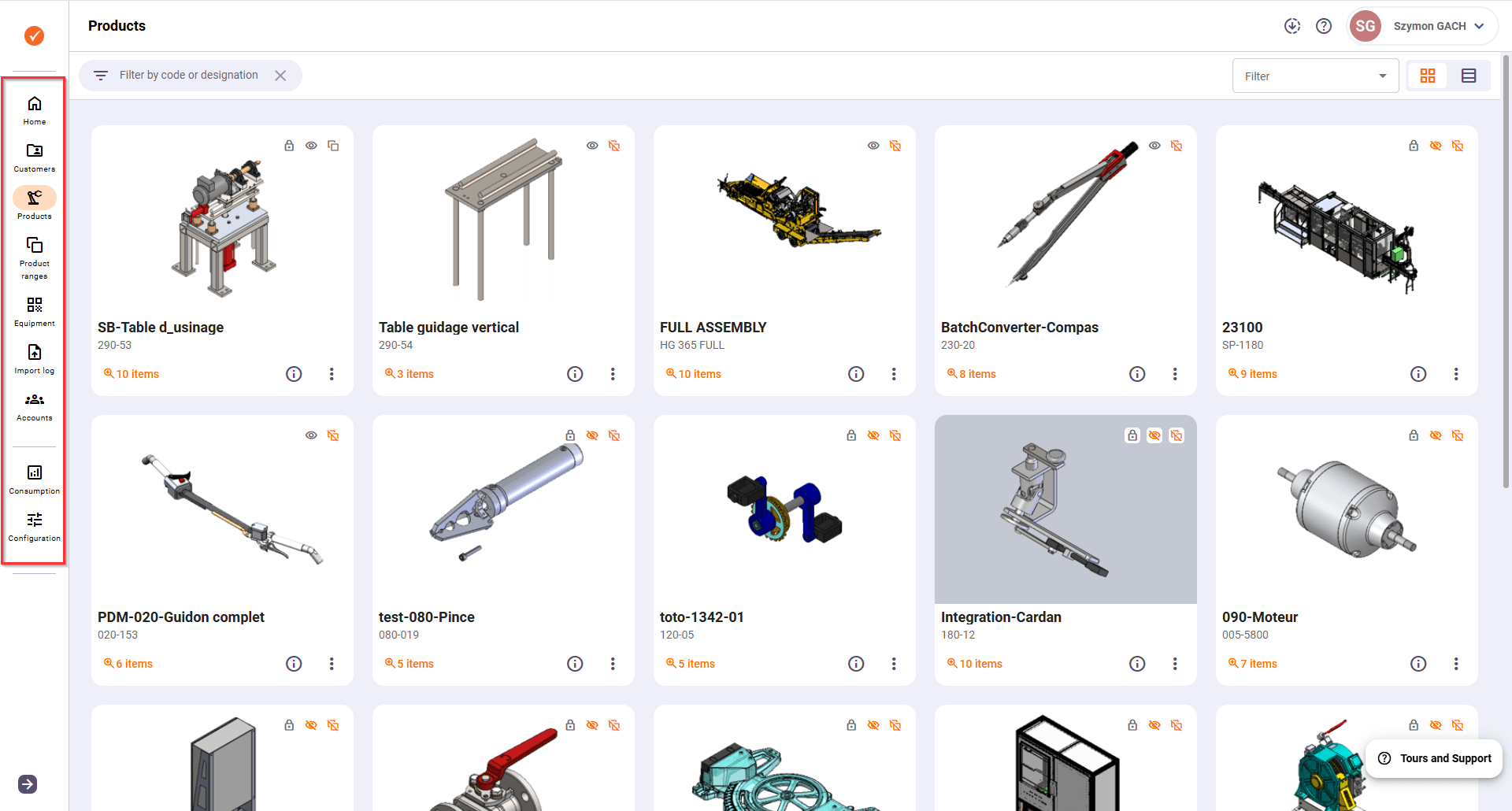 Nowoczesny katalog części zamiennych w SOLIDWORKS z Visiativ Spare Parts