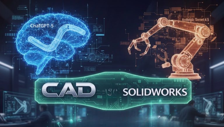 Jak ChatGPT-5 i Anthropic Sonnet 4.5 rewolucjonizują projektowanie CAD i SOLIDWORKS?