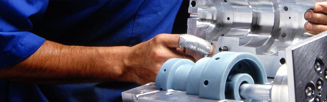 Closeup of Mould Tool Die