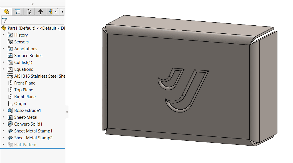 Nowe możliwości w stemplowaniu SOLIDWORKS 2024