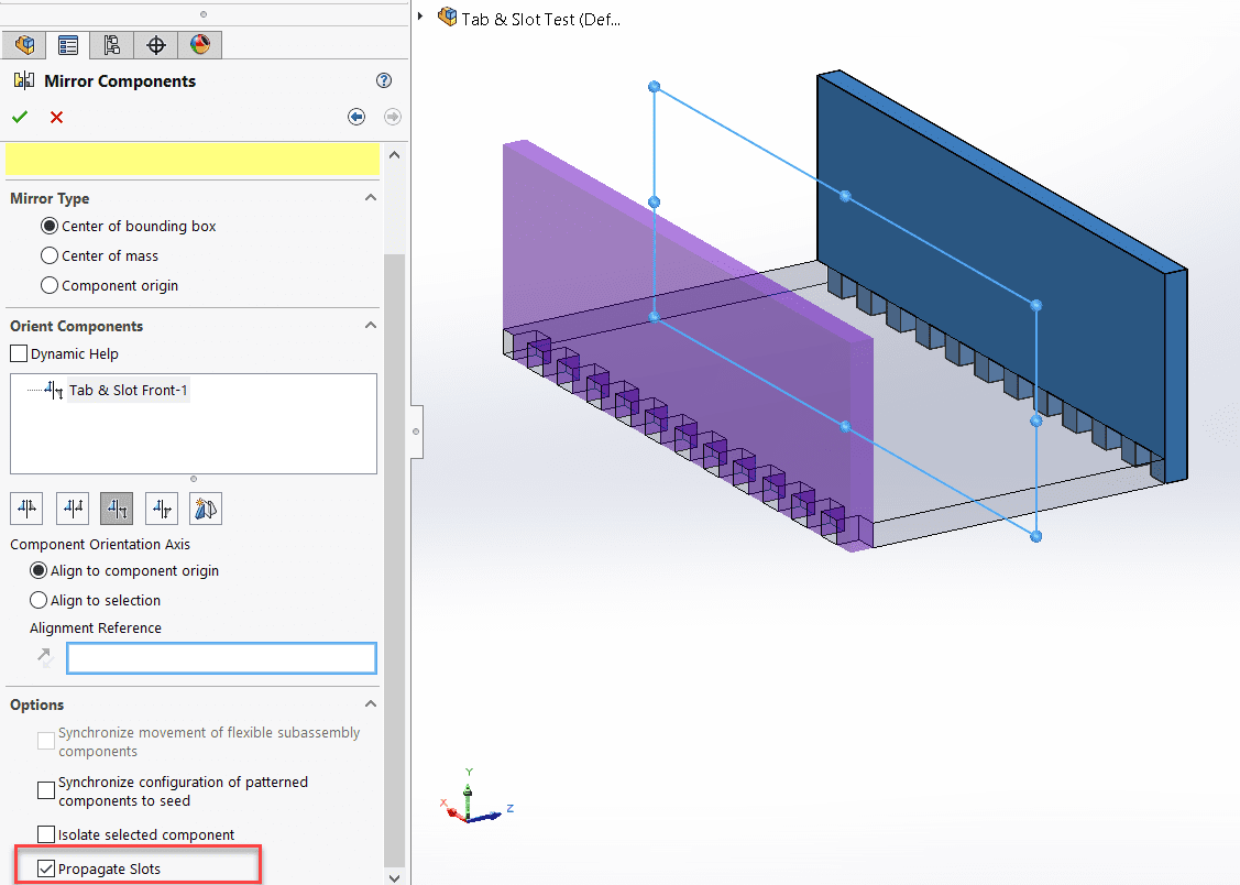 Zakładki i szczeliny w arkuszach blach w SOLIDWORKS 2024 - jakie ulepszenia?
