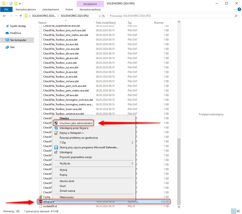 Jak przeprowadzić instalację SOLIDWORKS?