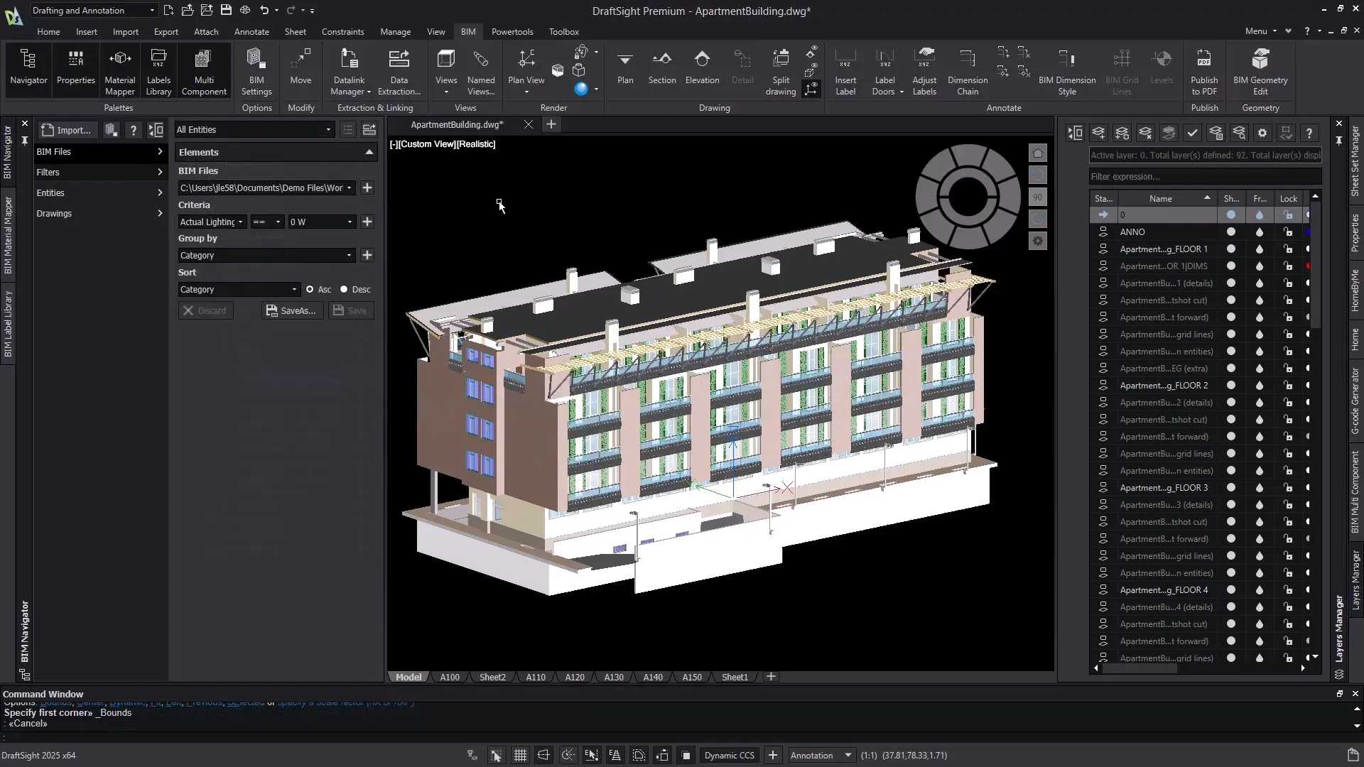 Zarządzanie budynkiem w module BIM