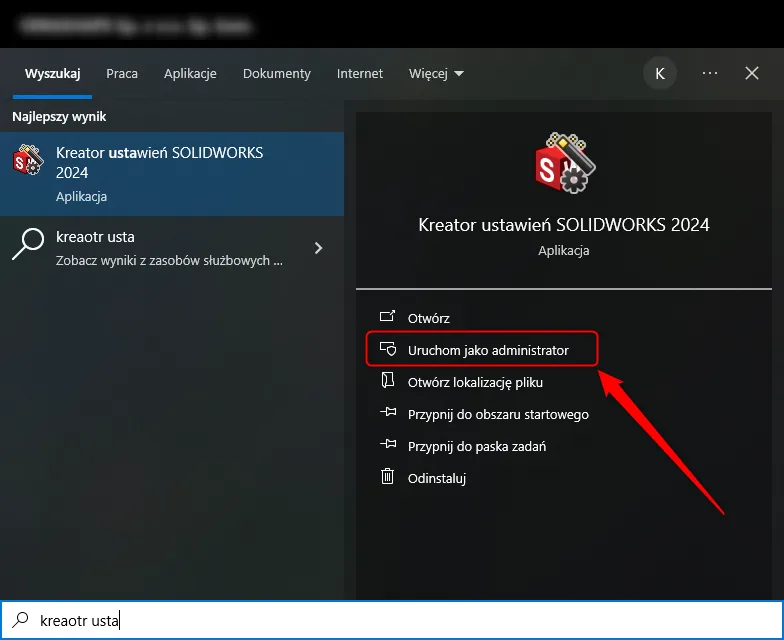 Jak prawidłowo odinstalować SOLIDWORKS?