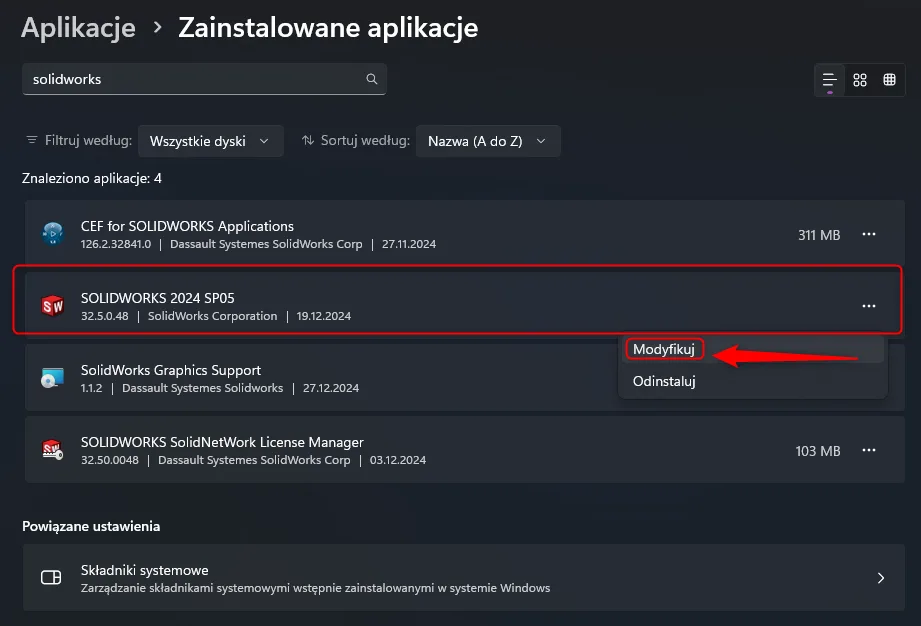 Jak zmienić język w SOLIDWORKS?