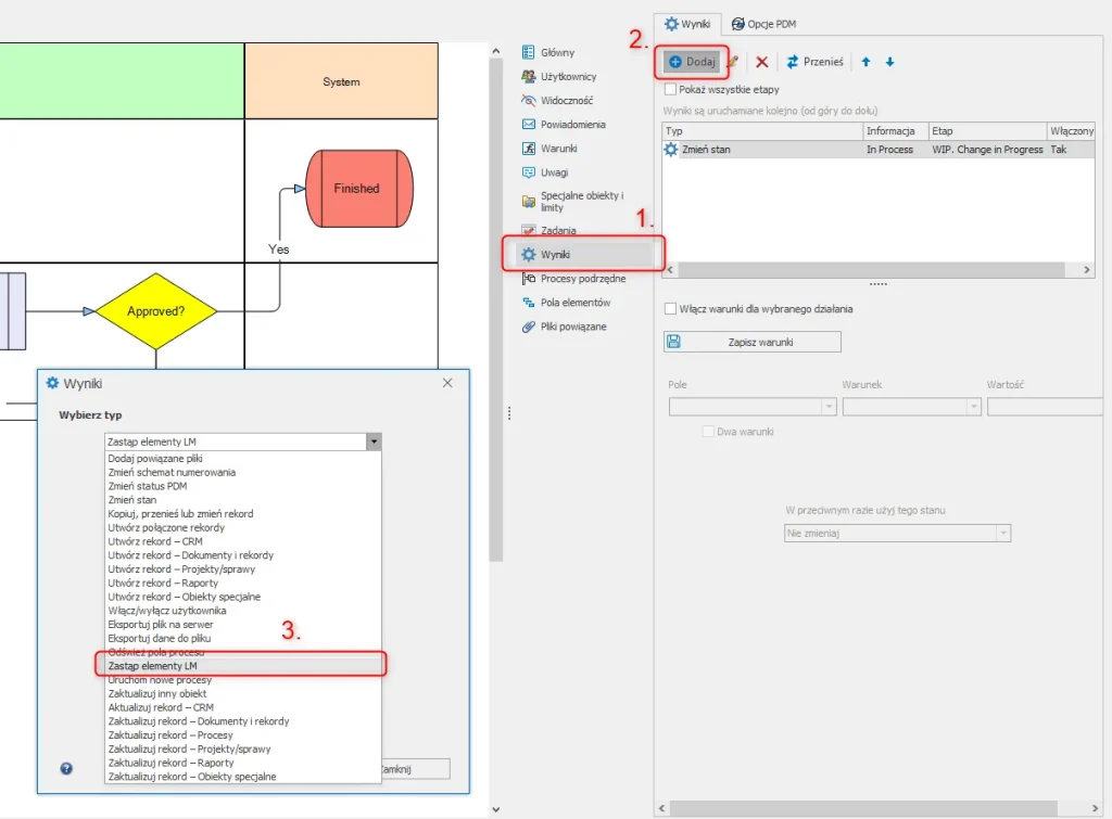 Zamiana elementów BOM w SOLIDWORKS Manage