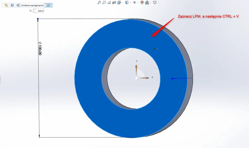 Jak skopiować szkic w SOLIDWORKS?