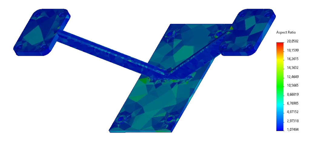 Jak jakość elementów siatki wpływa na precyzję wyników w SOLIDWORKS Simulation?