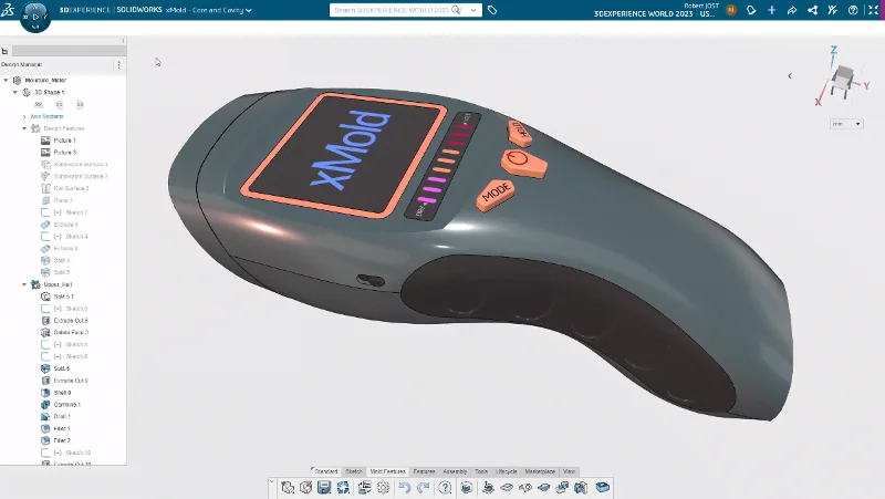 Odkryj możliwości 3D Mold Creator na platformie 3DEXPERIENCE!