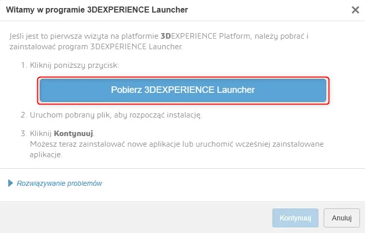 Pobierz 3DEXPERIENCE Launcher