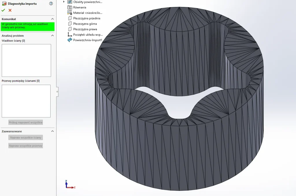 Jak edytować pliki STL w SOLIDWORKS?