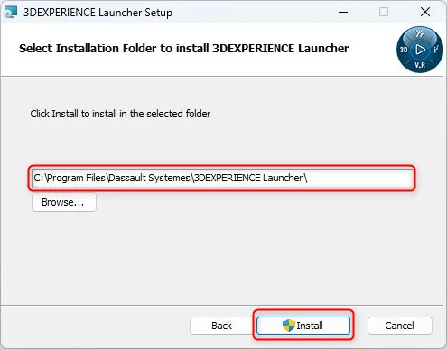 Instalacja 3DEXPERIENCE Launcher