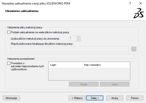 Jak zaktualizować pliki w SOLIDWORKS PDM?