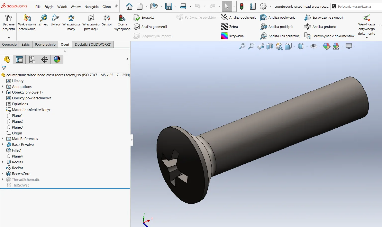 Jak pozbyć się flagi Toolbox z pliku części SOLIDWORKS?