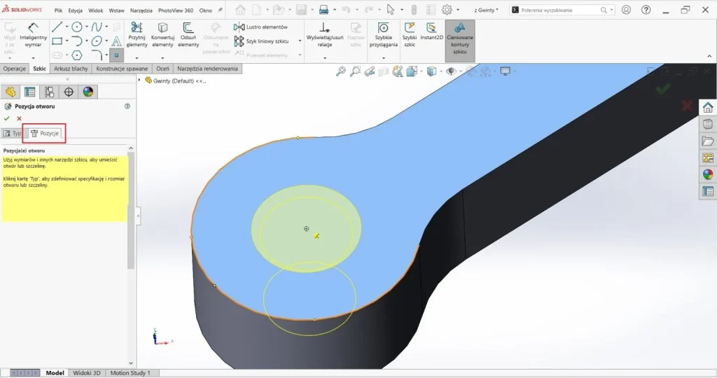 Jak używać kreatora gwintów w SOLIDWORKS CAD?
