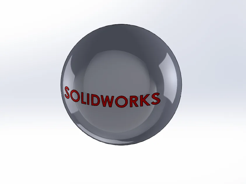 Jak nanieść szkic SOLIDWORKS na zakrzywioną powierzchnię przy użyciu linii podziału?