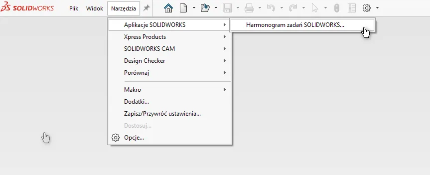 Harmonogram zadań SOLIDWORKS – zwiększ efektywność projektowania