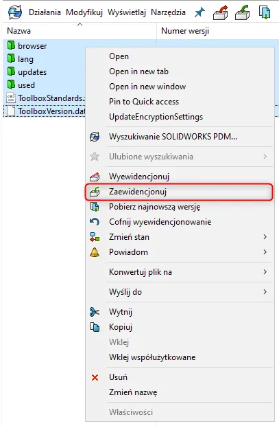 Jak skonfigurować i zaktualizować Toolbox w SOLIDWORKS PDM?