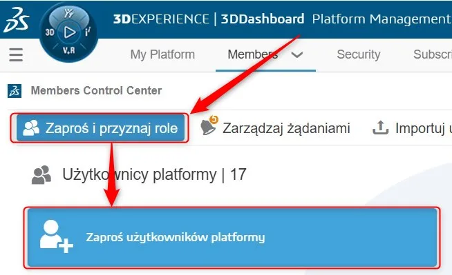 Jak zapraszać użytkowników zewnętrznych na 3DEXPERIENCE?