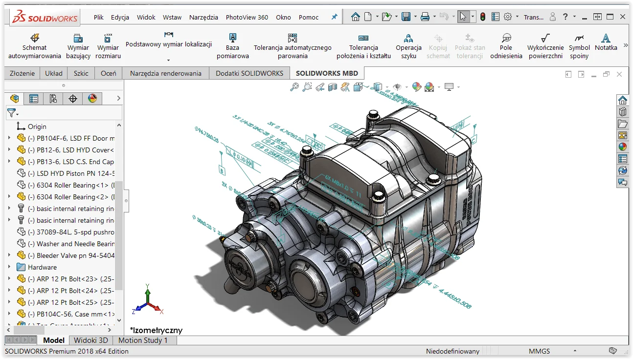 Dlaczego warto wypróbować SOLIDWORKS MBD?